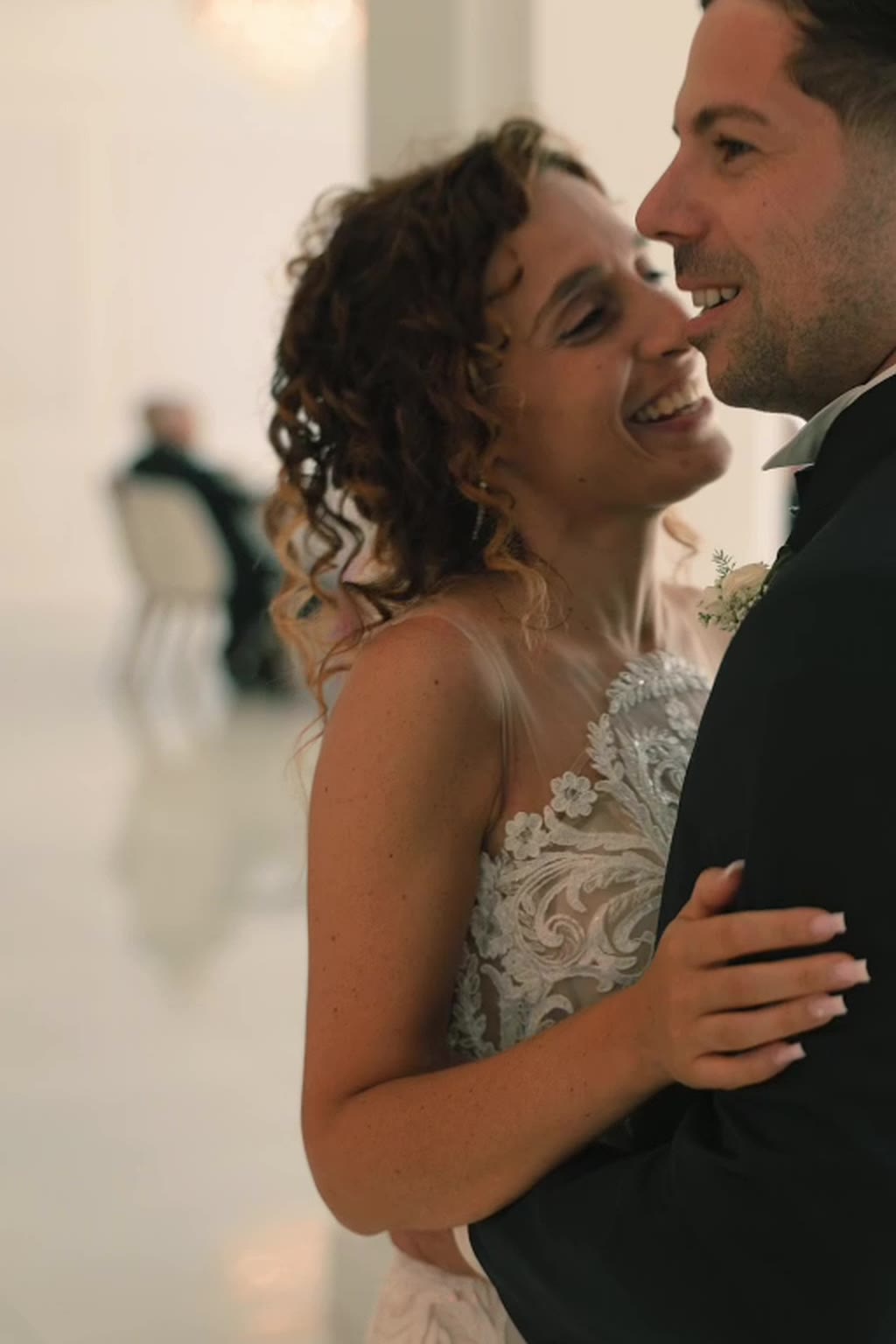 Il momento lento durante un matrimonio